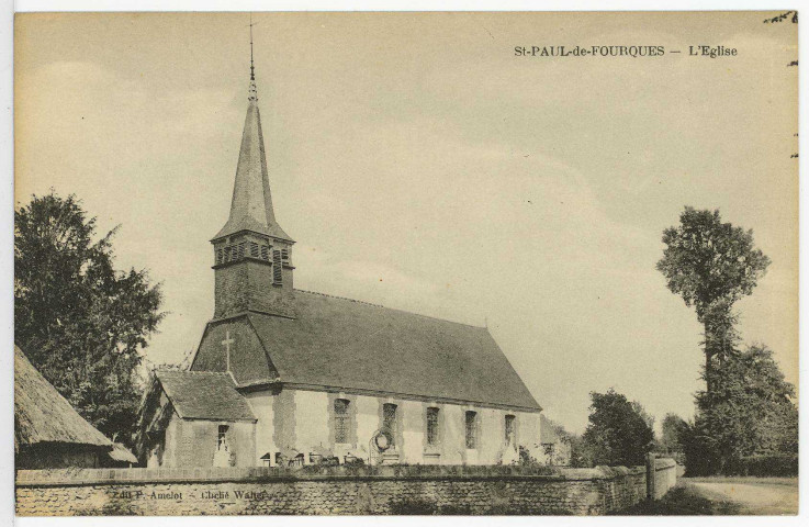 Saint-Paul-de-Fourques. L'Eglise.