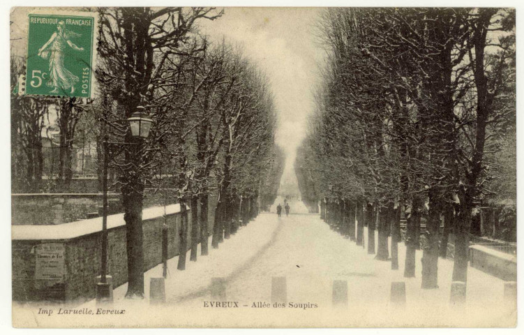 Evreux-Ville. Allée des Soupirs.
