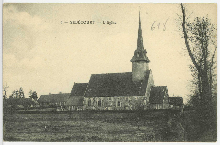 Sébécourt. L'Eglise.