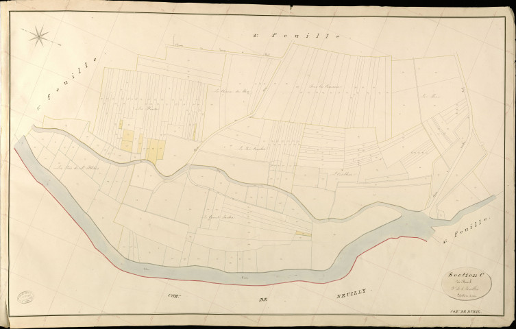 Bueil. Section C _ de Bueil _ 3e de 5 Feuilles