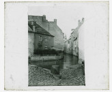 Quartier Saint-Leu près de la cathédrale d'Amiens (Somme).