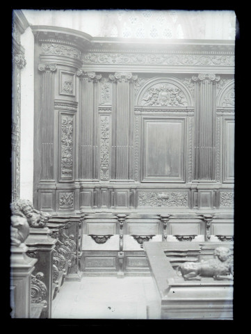 Stalles de l'église de Saint-Riquier (Somme).