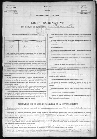 BERNOUVILLE 1911