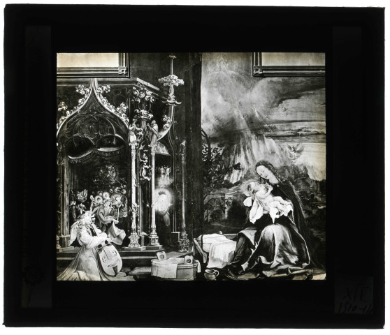 Tableau de Matthias Grünewald « La Nativité ».