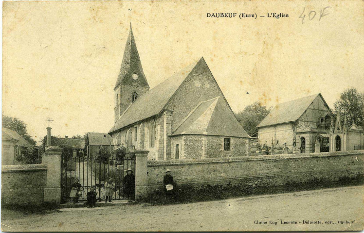 Daubeuf-près-Vatteville. L'Eglise.