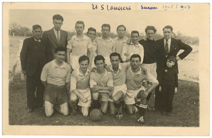 Louviers-Ville. Football U.S. Louviers 1946/1947.
