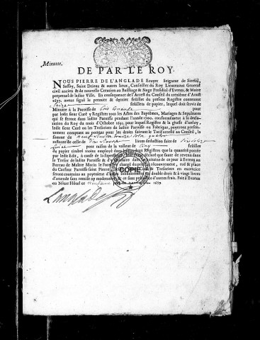 BMS (1700-1730)