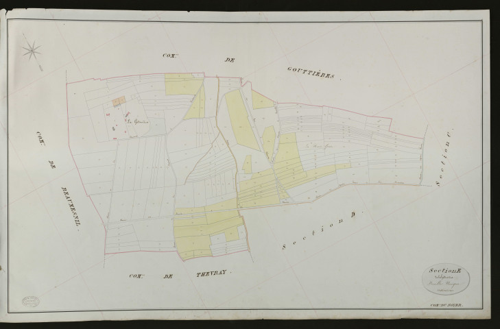 Noyer-en-Ouche (Le). Section E _ de la Godinière _ Feuille Unique