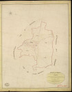 Villez-sur-le-Neubourg. Tableau d'assemblage _ du Plan Parcellaire de la Commune de Villez _ Canton de Neubourg - Louviers - Eure. _ Terminé sur le Terrain le 16 Mai 1845, sous l'administration de M. Zédé, Préfet _ M. Dufour, Maire _ et sous la Direction de M. Garnier, Directeur des Contributions directes _ M. Le Fébure, Géomètre en Chef. _ Par M. Pizier, Géomètre de 1re classe.
