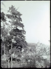 Vue générale de Lisieux (Calvados) et de sa cathédrale.