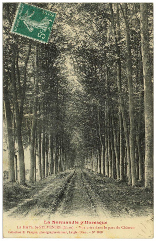 Haye-Saint-Sylvestre (La). Vue prise dans le parc du Château.
