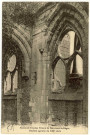 Beaumont-le-Roger. Ruines de l'ancien Prieuré de Beaumont-le-Roger. Fenêtres ogivales du XIIIe siècle.