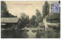Houlbec. L'Eure et la Scierie.