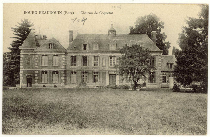 Bourg-Beaudoin. Château de Coquetot.