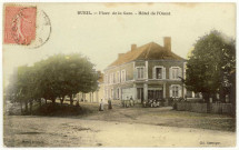 Bueil. Place de la Gare-Hôtel de l'Ouest.