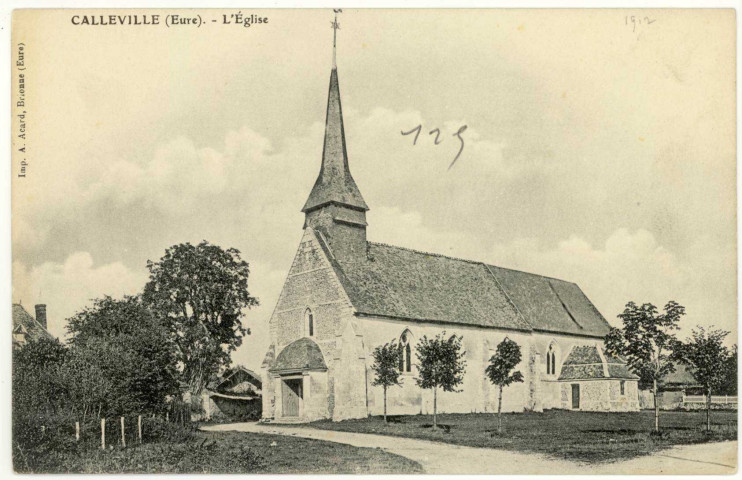 Calleville. L'Eglise.