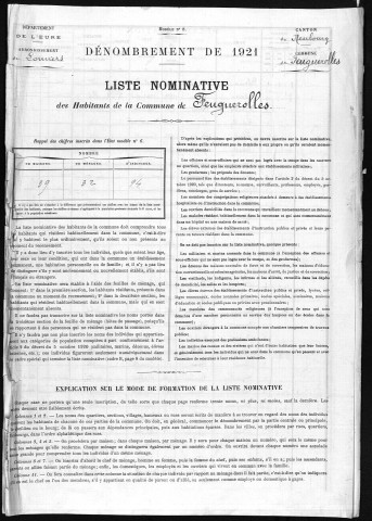 FEUGUEROLLES 1921