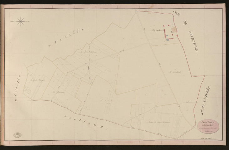 Rosay-sur-Lieure. Section A _ du Val Amelot _ 4e et dernière Feuille
