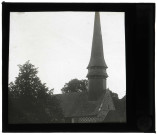 Église de Giverville (Eure), le clocher.