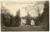 Ecardenville-la-Campagne. Château de Fumechon (côté Nord-Ouest).