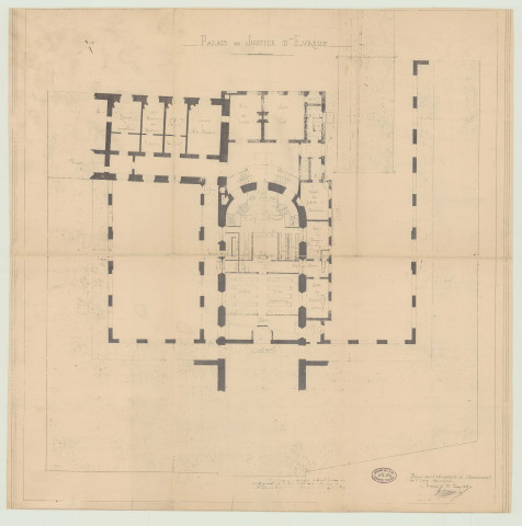 Evreux _"Palais de Justice".