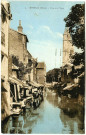 Evreux-Ville. Vue sur L'Iton.