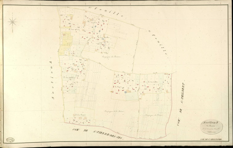 Saint-Christophe-sur-Condé. Section B _ du Buisson _ 4e et dernière Feuille