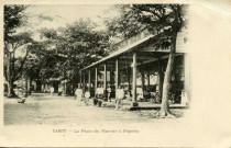 TAHITI - La Place du Marché à Papeete