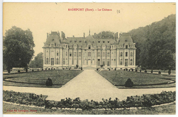 Radepont. Le Château.