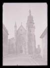 Façade de l'église Saint-Léonard de Fougères (Ille-et-Vilaine).