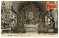 Barquet. Intérieur de l'église.