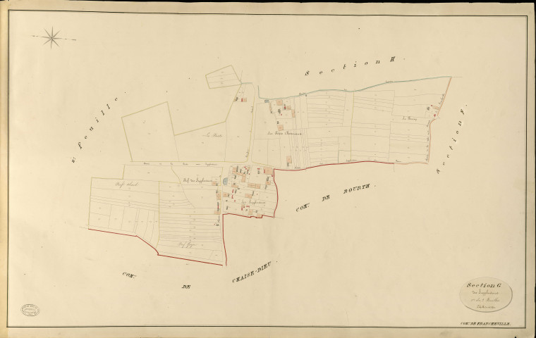 Francheville. Section G _ des Suppentures _ 1re de 2 Feuilles