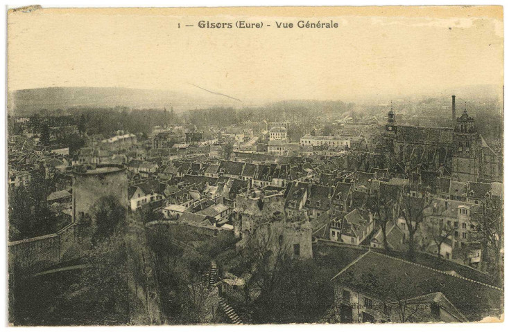 Gisors. Vue générale.