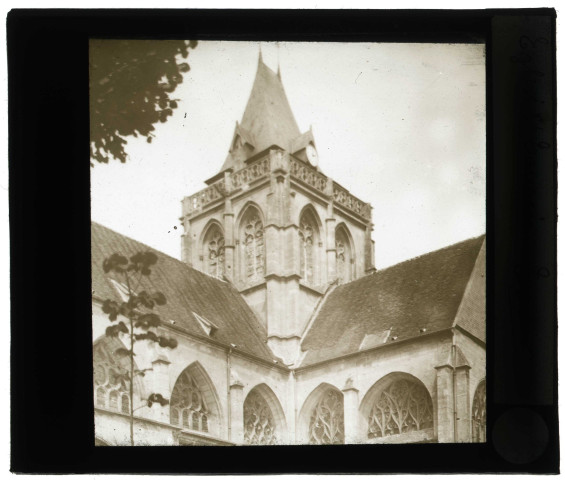 Église Saint-Taurin d'Évreux (Eure), le clocher.