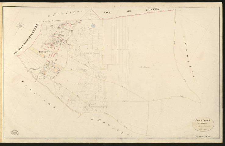 Montaure. Section A _ de Montaure _ 2e de 4 Feuilles
