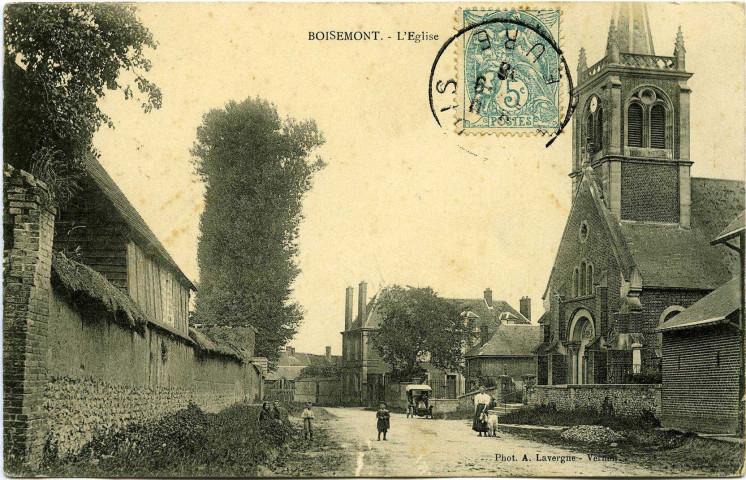 Boisemont. L'Eglise.