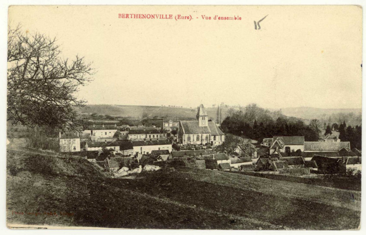 Berthenonville. Vue d'ensemble.