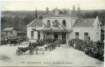 Andelys (Les). La Gare - Réception du Ministre.