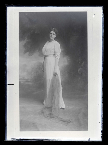 Portrait d'une femme.