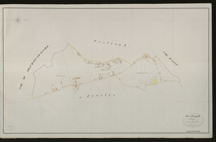 Noyer-en-Ouche (Le). Section B _ du Noyer _ 1re de 2 Feuilles