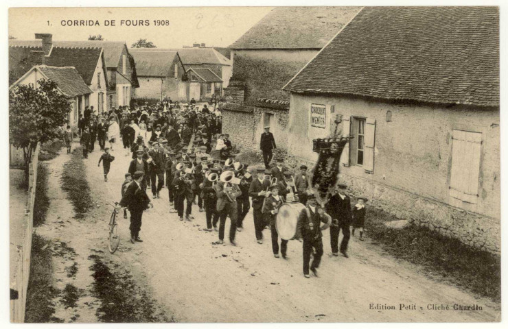 Fours-en-Vexin. Corrida de Fours-1908.