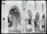 Ruines et vestiges de l'abbaye de Jumièges (Seine-Maritime).
