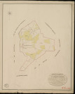 Chapelle-Genevray (La). Tableau d'assemblage _ du Plan Parcellaire de la Commune de la Chapelle-Genevray _ Canton de Vernon - Evreux - Eure. _ Terminé sur le Terrain en 1825, sous l'administration de M. Le Vicomte Raymond Delaitre, Préfet _ M. brossard de Beauchêne, Maire _ et sous la Direction de M. Aubelin, Directeur des Contributions directes _ M. Hautier, Géomètre en Chef. _ Par M. Folin, Géomètre de 1re classe.