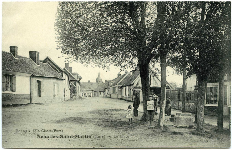 Neaufles-Saint-Martin. La Place.