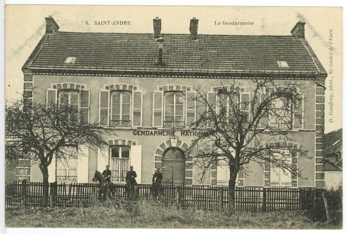 Saint-André-de-l'Eure. La Gendarmerie.