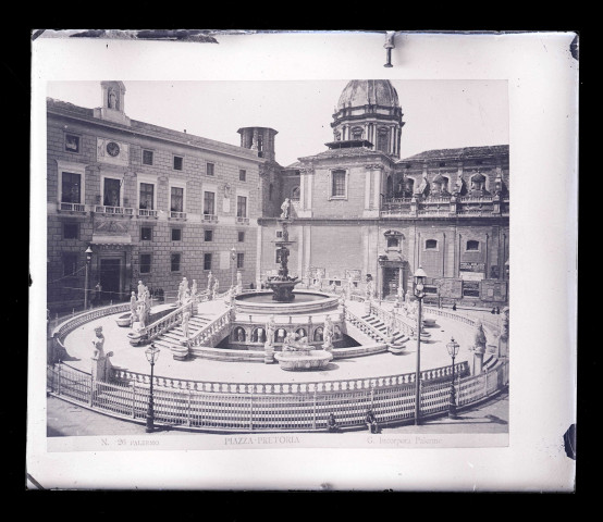 Place Pretoria de Palerme en Sicile (Italie).