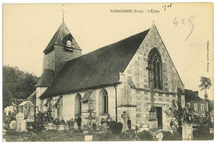 Nassandres. L'Eglise.