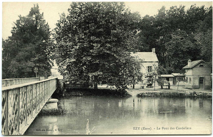 Ezy-sur-Eure. Le Pont des Cordeliers.