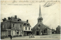 Boissey-le-Châtel. Place de l'Eglise.