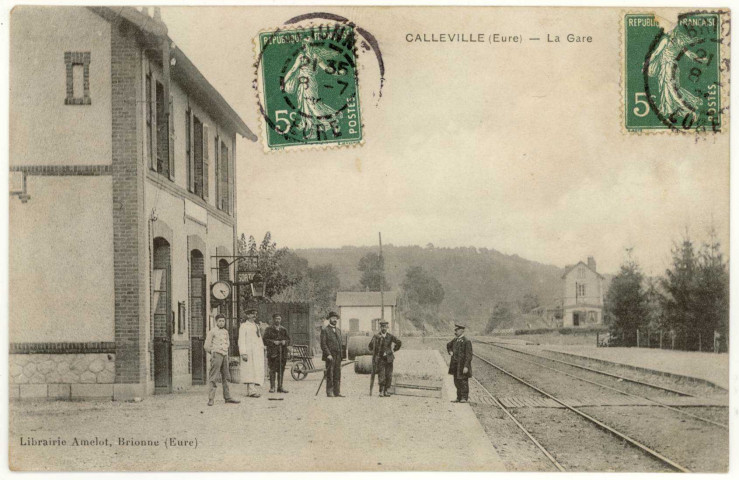 Calleville. La Gare.